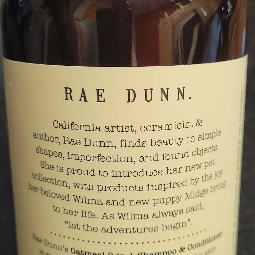 Rae Dunn Dog Shampoo & Conditioner